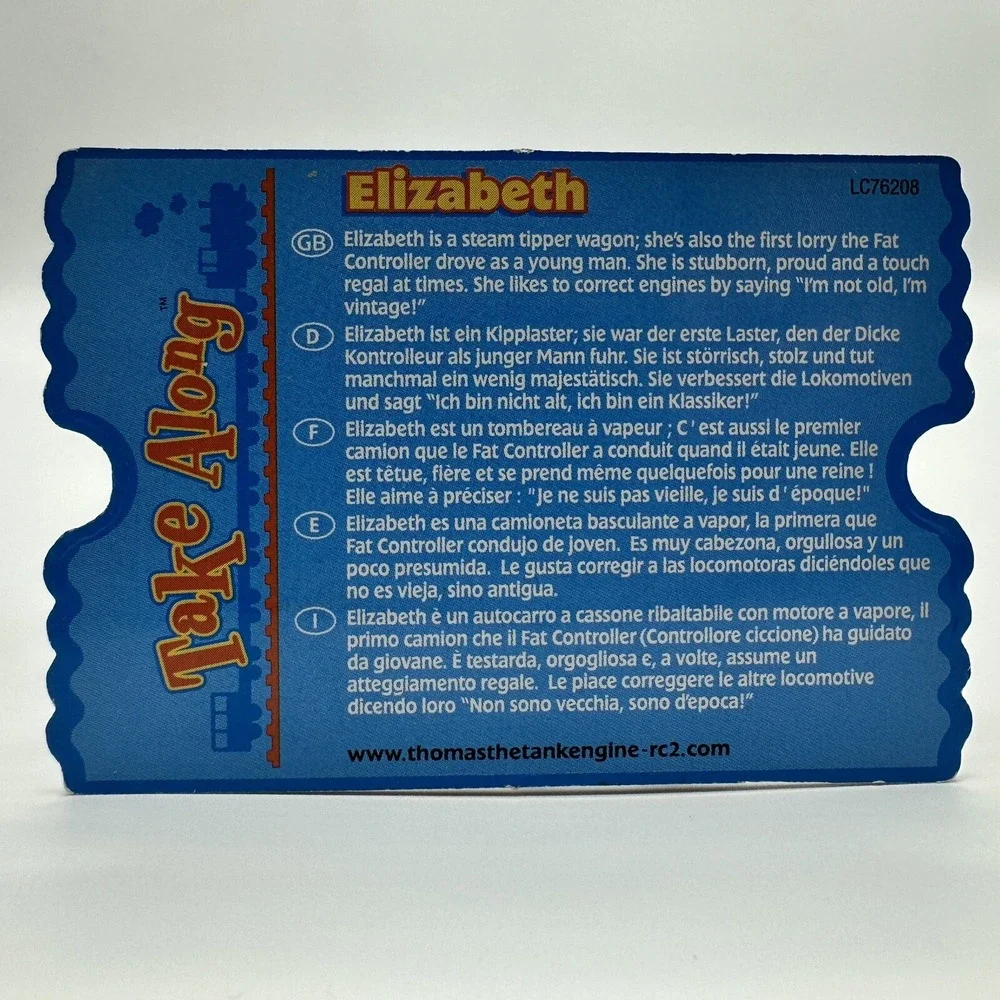 Elizabeth Tipper Wagon Thomas & Friends Diecast Take Along LC76208 With Card